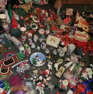 Just in time for the holidays a over one hundred piece christmas lot